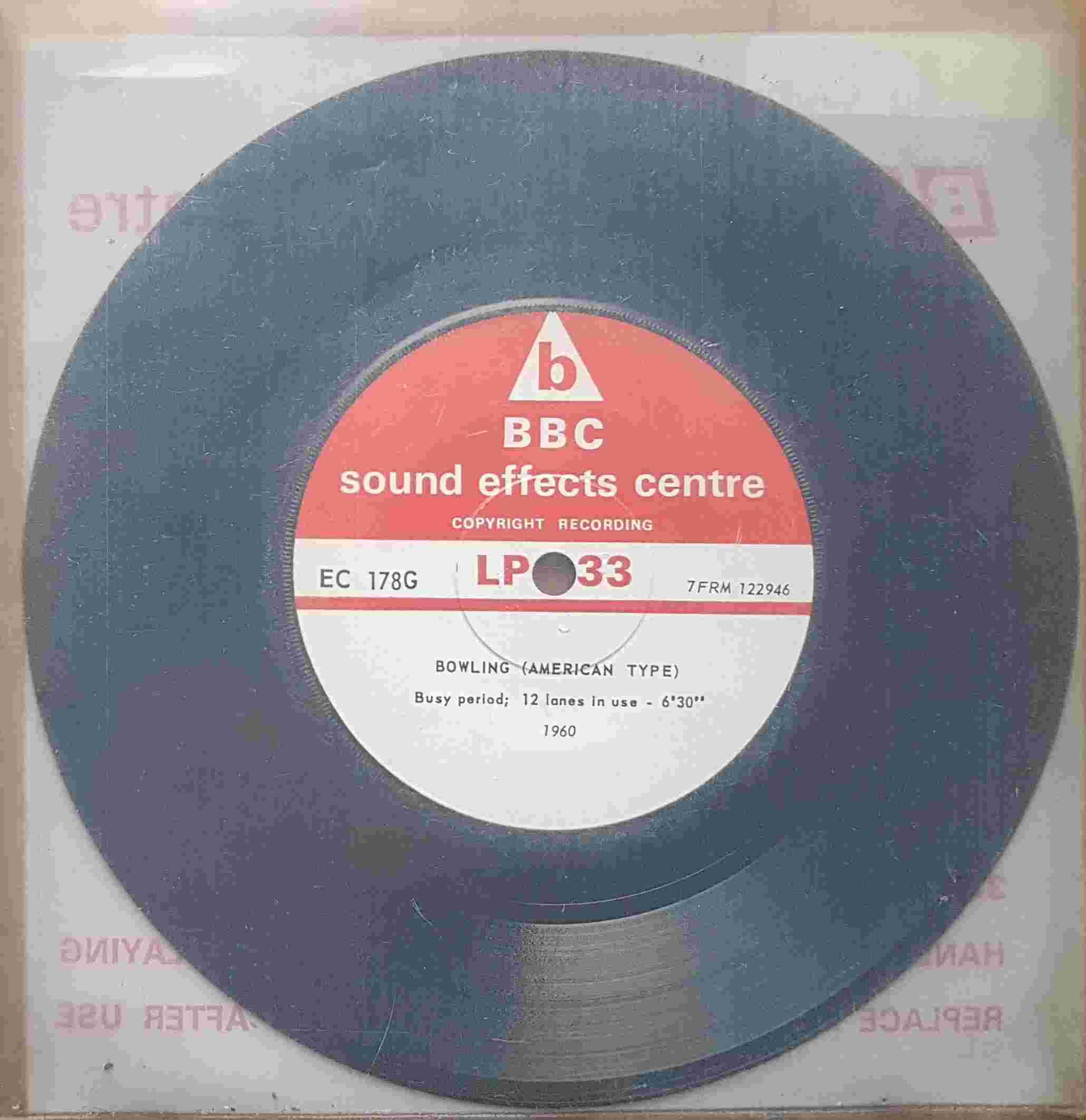 Picture of EC 178G Bowling (American type) by artist Not registered from the BBC records and Tapes library